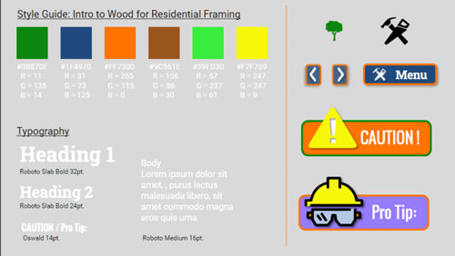 Wood Course Style Guide